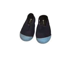 Mahabis Summer Classic Slippers w/ Detachable Sole Navy Slip-On women size 9